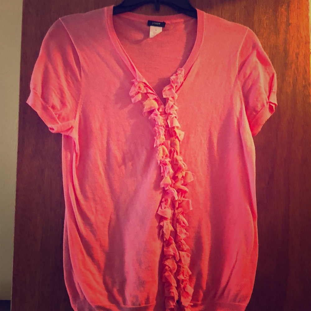 Short sleeve cardigan